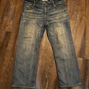 Buckle BKE Tyler Jeans Mens 40R Straight Fit Blue Denim Baggy